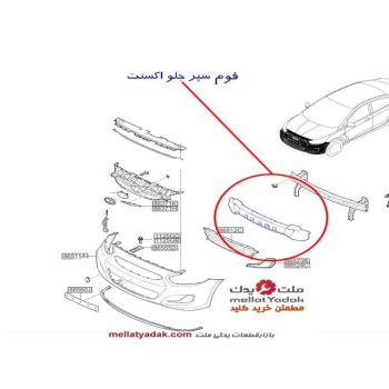 فوم سپر هیوندای اکسنت - لوازم یدکی هیوندای