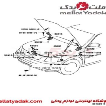 قفل درب موتور کمری