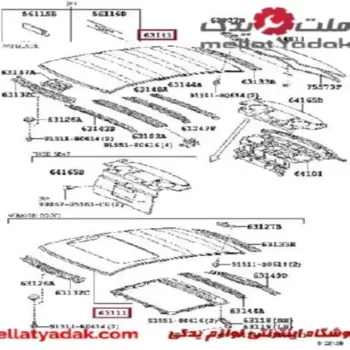 سقف کمری بدون سانروف