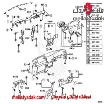 درب جعبه فیوز پایین فرمان