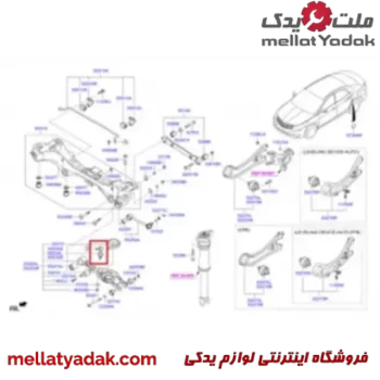 میل موجگیر عقب اپتیما گرنجور ETS