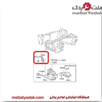 دنده اویل پمپ کمری 4 سیلندر