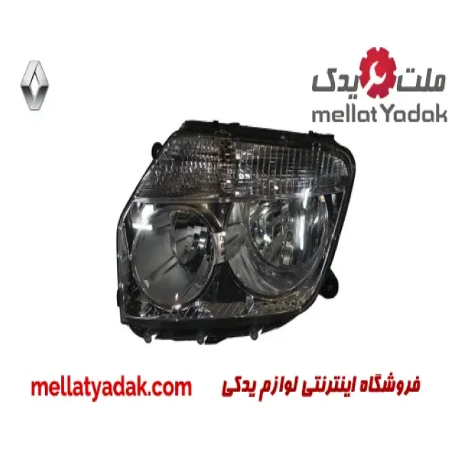 چراغ جلو چپ رنو داستر