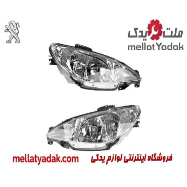 چراغ جلو جفت  پژو 206